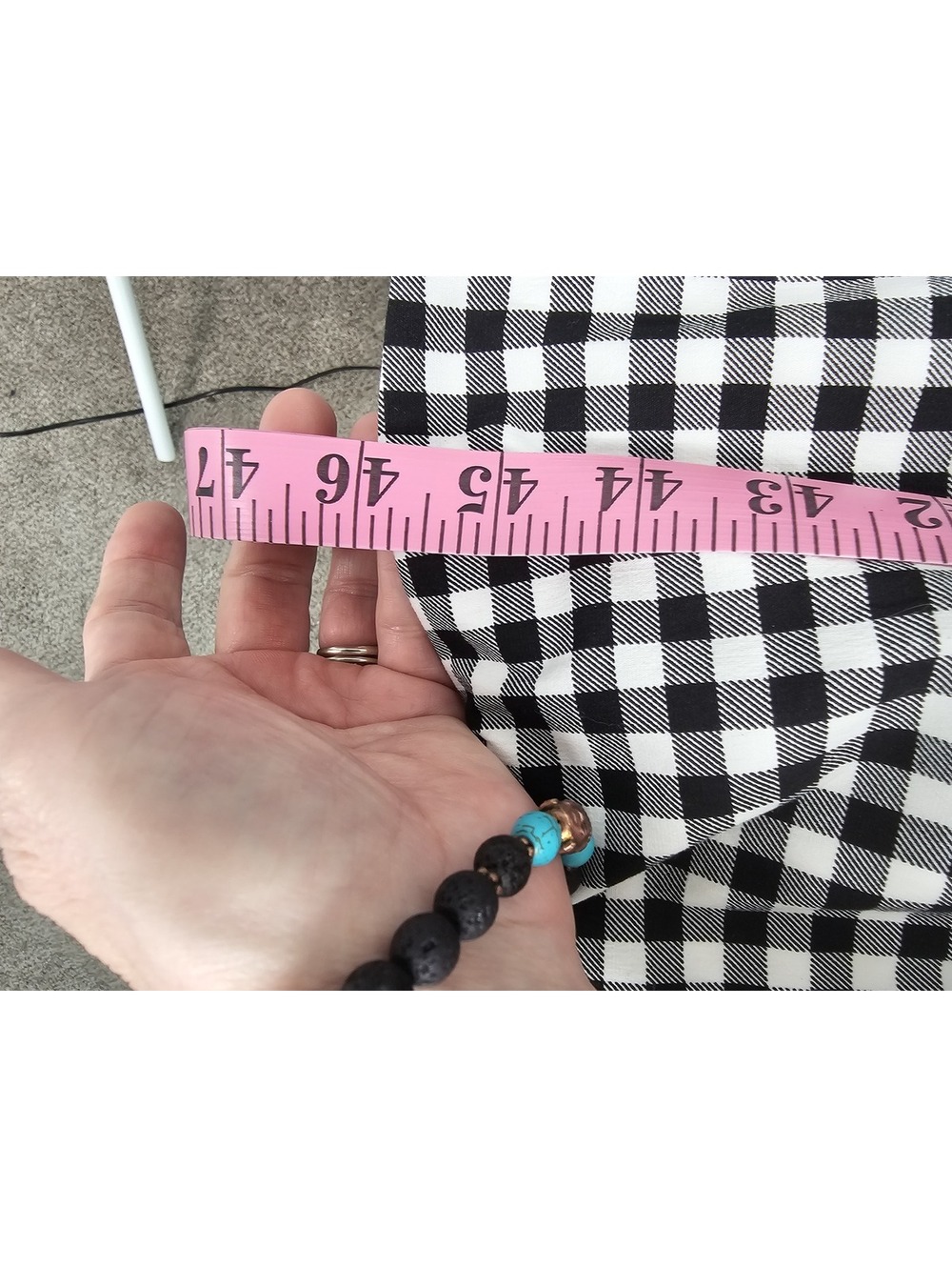 Avec Les Filles Black and White Gingham Midi - Picture 13 of 15